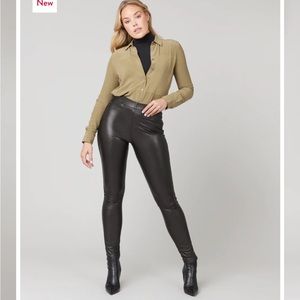 Spanx leather like pants